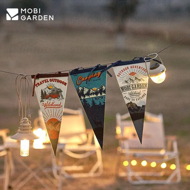 Гірлянда з прапорців Mobi Garden Pennant camp NX22682005 ivory