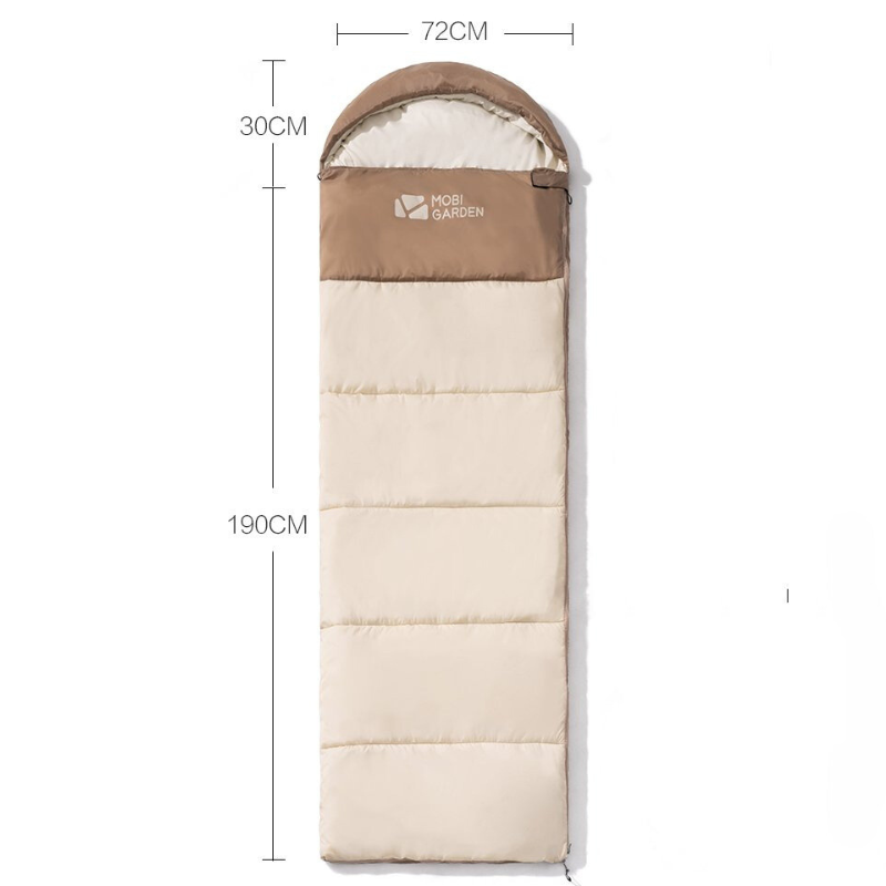Спальний мішок з капюшоном Mobi Garden XY 2.2 NX21562008 beige