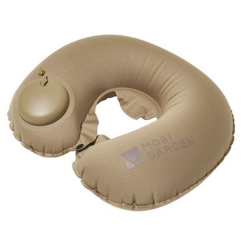 Подушка підголовник з насосом Mobi Garden NX22663028 sand