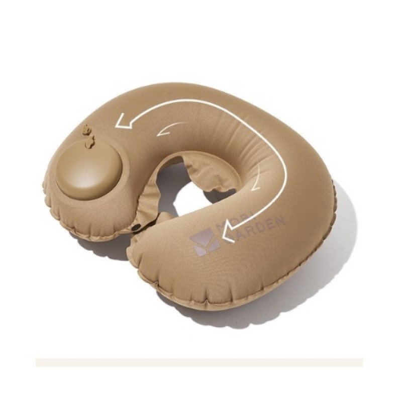 Подушка підголовник з насосом Mobi Garden NX22663028 sand