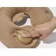 Подушка підголовник з насосом Mobi Garden NX22663028 sand