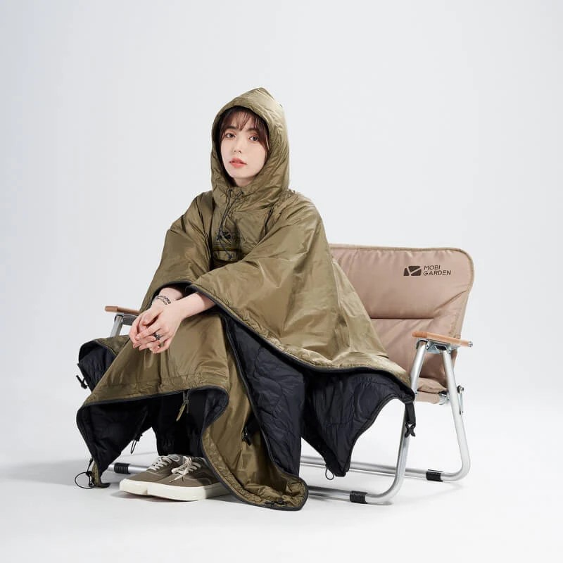 Спальний мішок-пончо Mobi Garden CL style NX21562017 sand