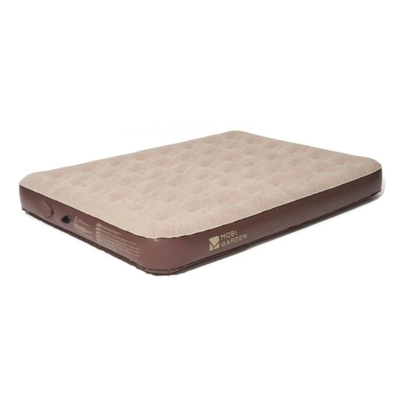 Матрац надувний двомісний з вбудованим насосом Mobi Garden Air double bed 26 см NX23663026 sand