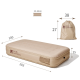 Матрац надувний одномісний Mobi Garden Air single bed 36 см NX22663010 sand