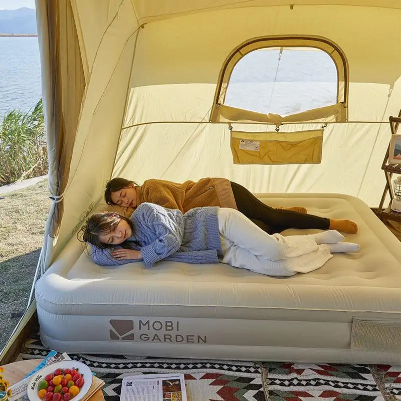 Матрац надувний одномісний Mobi Garden Air single bed 36 см NX22663010 sand