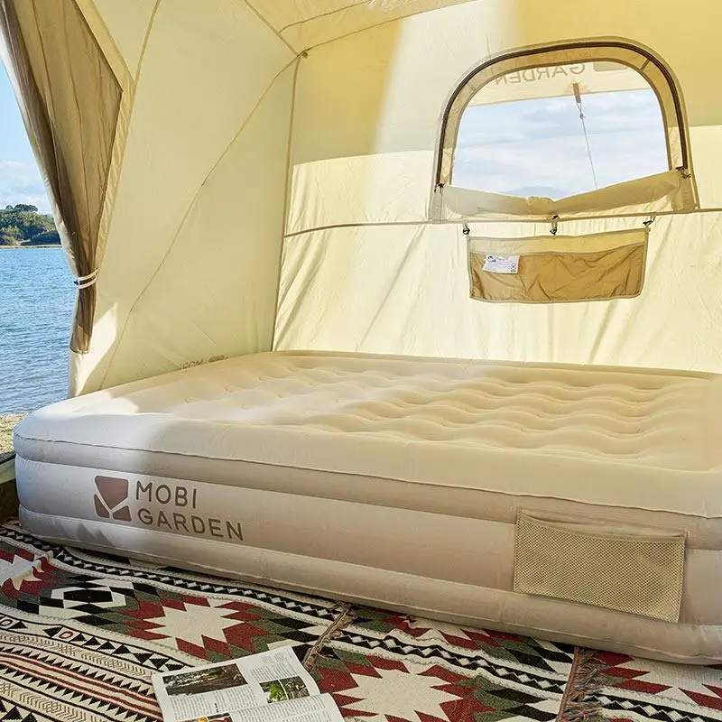 Матрац надувний одномісний Mobi Garden Air single bed 36 см NX22663010 sand