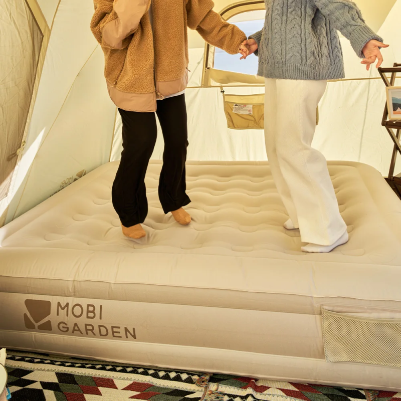 Матрац надувний одномісний Mobi Garden Air single bed 36 см NX22663010 sand