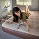 Матрац надувний тримісний з вбудованим насосом Mobi Garden Air Triple bed 26 см NX23663027 sand