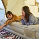 Матрац надувний двомісний з вбудованим насосом Mobi Garden Air Double Bed 35 см NX22663012 sand