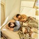 Матрац надувний двомісний з вбудованим насосом Mobi Garden Air Double Bed 35 см NX22663012 sand