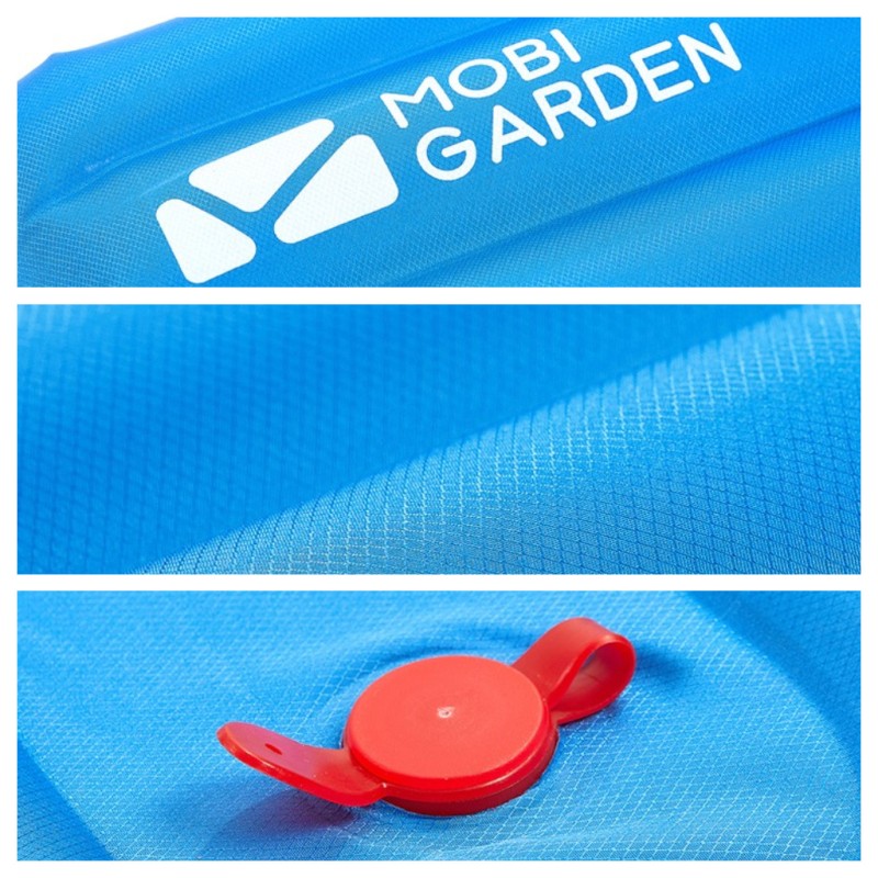 Килимок надувний двомісний Mobi Garden Taurus 90 мм NX20663005 blue