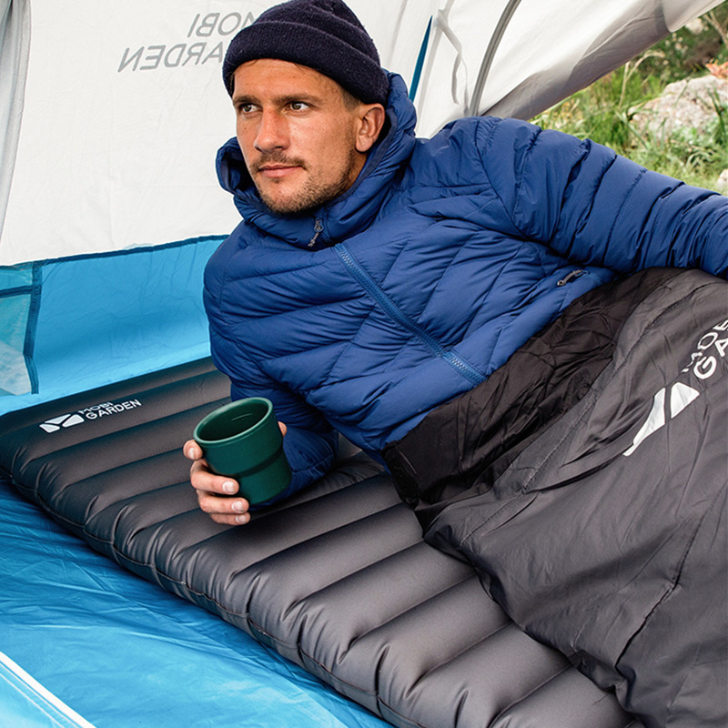 Килимок надувний Mobi Garden Taurus 90 мм NX20663004 blue