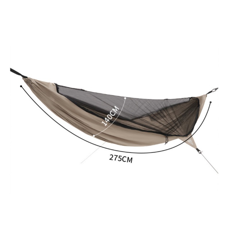 Гамак з антимоскітною сіткою Mobi Garden NX23681005 khaki