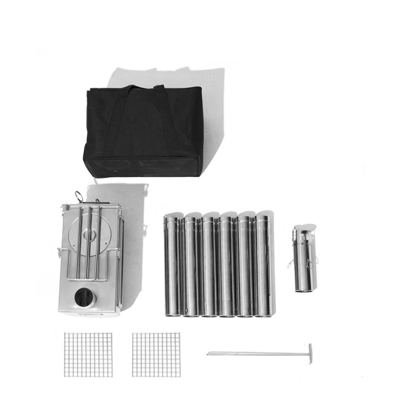 Піч дров'яна Mobi Garden Multifunctional stove NX22688003 grey