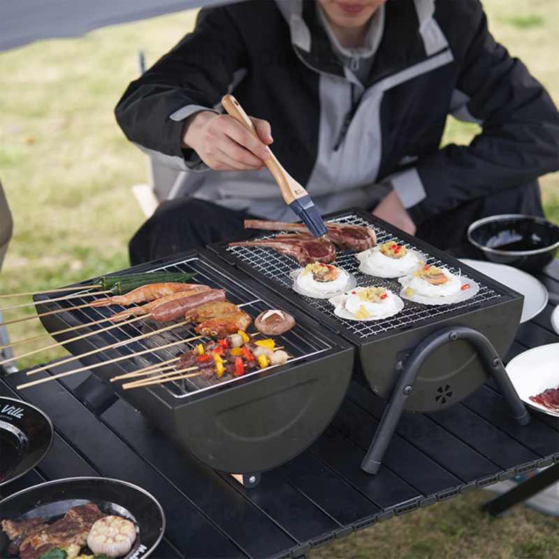 Гриль-барбекю Mobi Garden Barbecue Stove NX23688004 black