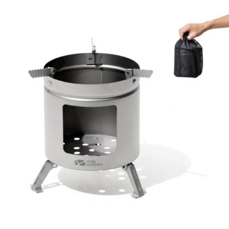 Пічка дров'яна Mobi Garden Wood Stove NX22666020 titanium