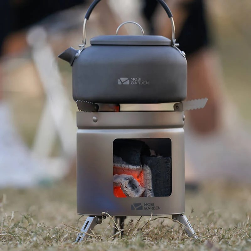 Пічка дров'яна Mobi Garden Wood Stove NX22666020 titanium