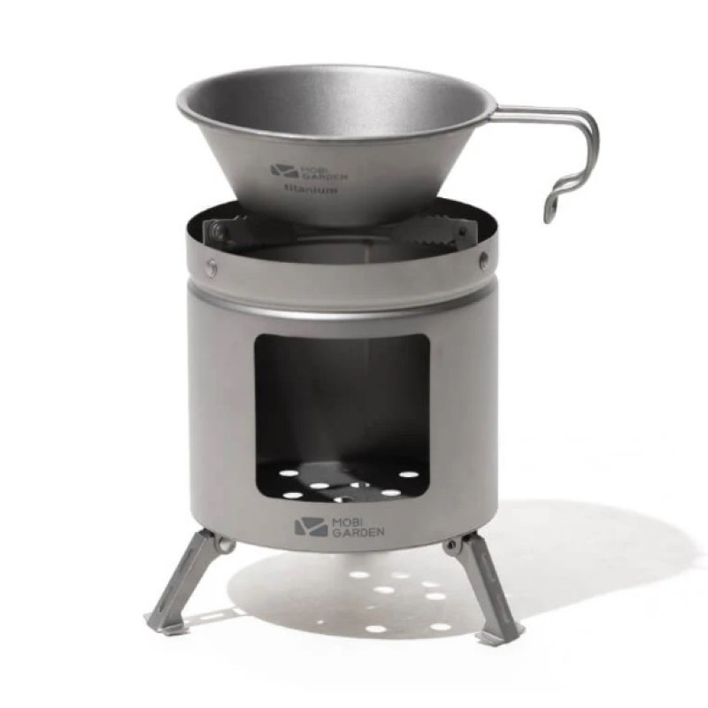 Пічка дров'яна Mobi Garden Wood Stove NX22666020 titanium