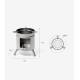 Пічка дров'яна Mobi Garden Wood Stove NX22666020 titanium