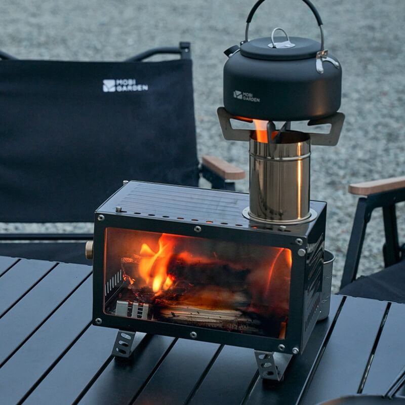Піч дров'яна Mobi Garden Multifunctional stove NX22688001 black