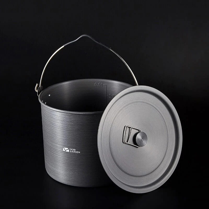 Казанок туристичний Mobi Garden Pot 6.5л NX20666004 grey