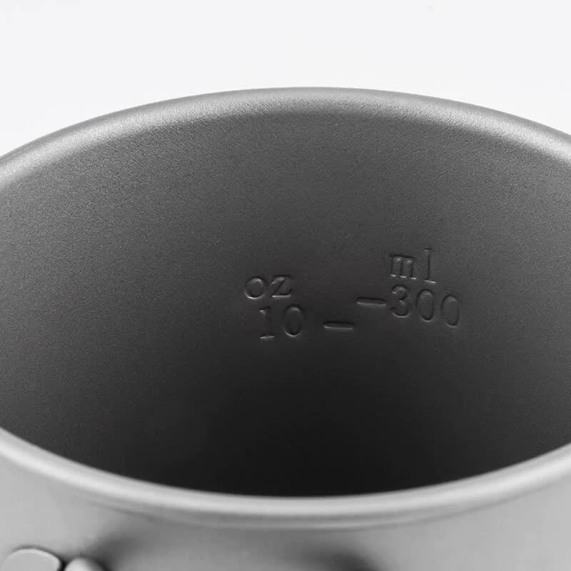 Кружка титанова з кришкою Mobi Garden 300мл NX20666038 titanium