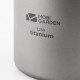 Казанок туристичний титановий 1.25л Mobi Garden NX20666032 titanium
