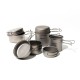 Набір титанового посуду (казанок, миска) 1.1л+0.45л Mobi Garden NX21666033 titanium