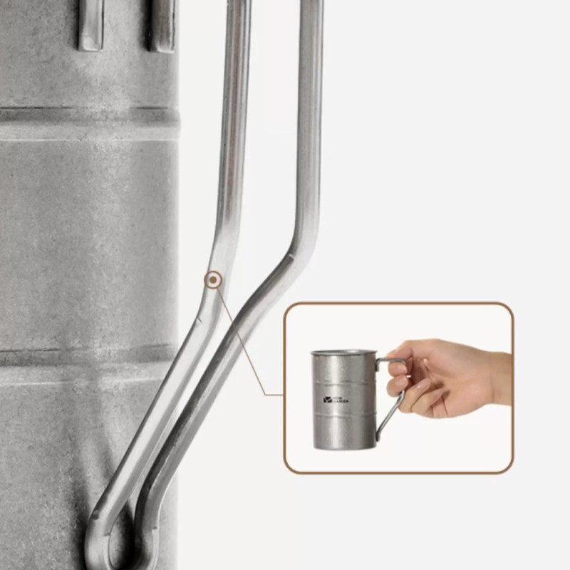 Кружка Mobi Garden Barrel Mug NX21666063 silvery