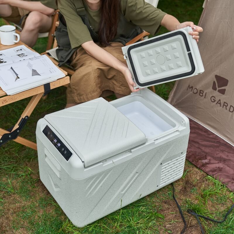 Холодильник кемпінговий двокамерний Mobi Garden 22 л NX23669002 white