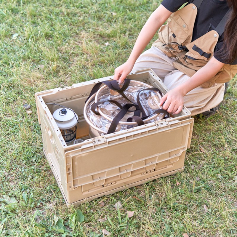 Відро складане прозоре Mobi Garden Bucket 10л NX23690001 sand