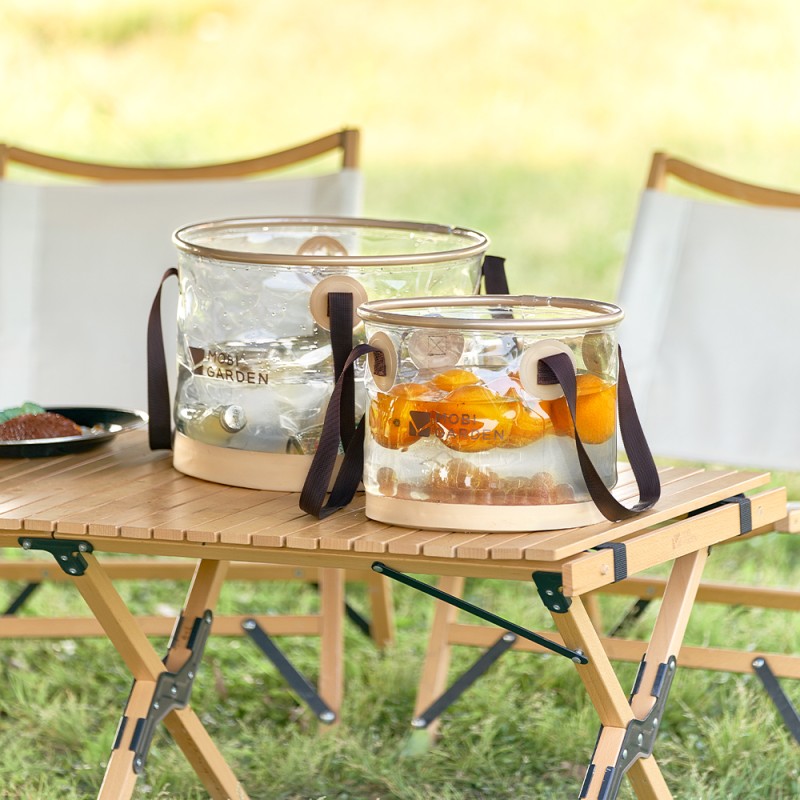Відро складане прозоре Mobi Garden Bucket 20л NX23690002 sand