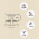 Вентилятор-ліхтар Mobi Garden Fan F1 NX22669001 sand