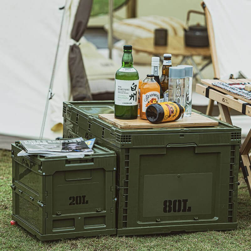 Контейнер складаний Mobi Garden Storage box 20л NX21671007 green