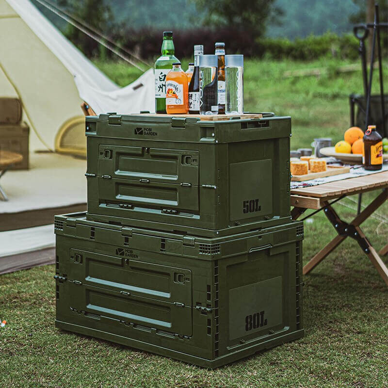 Контейнер складаний Mobi Garden Storage box 50л NX21671008 green