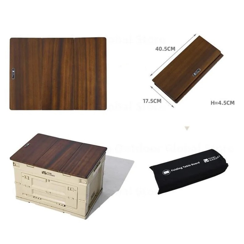 Стільниця на складаний контейнер Mobi Garden Folding 50л NX22685004 brown