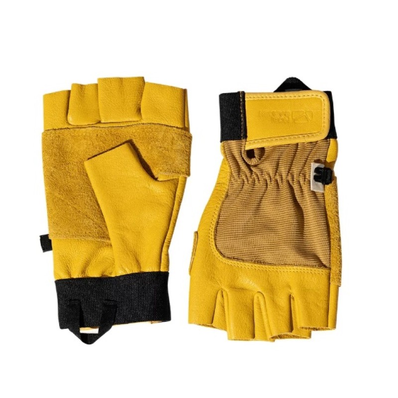 Рукавиці без пальців Mobi Garden Half Finger Gloves L NX21222004 yellow