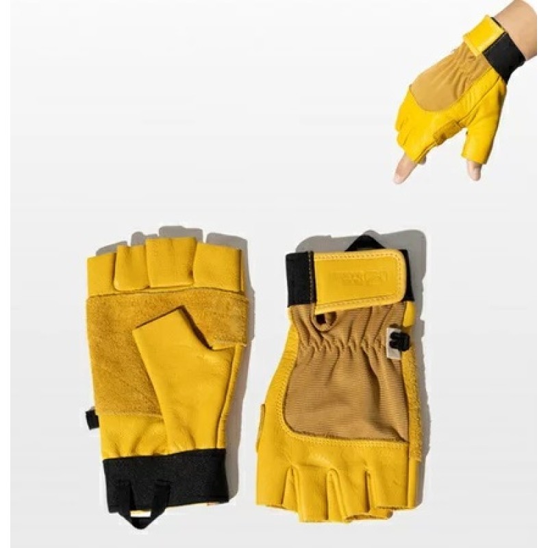 Рукавиці без пальців Mobi Garden Half Finger Gloves L NX21222004 yellow