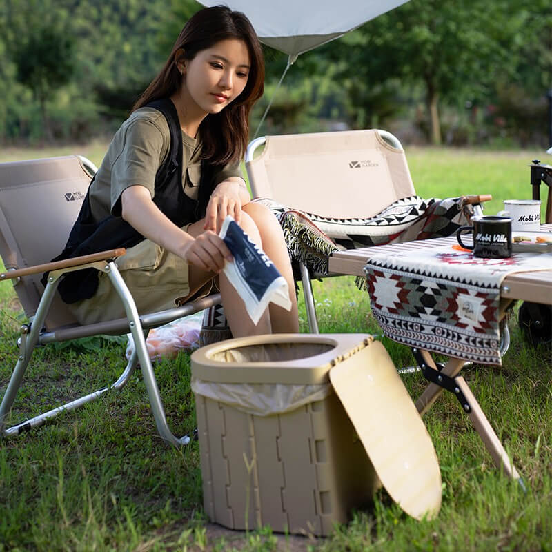 Відро-туалет складане Mobi Garden Closestool NX22671042 khaki