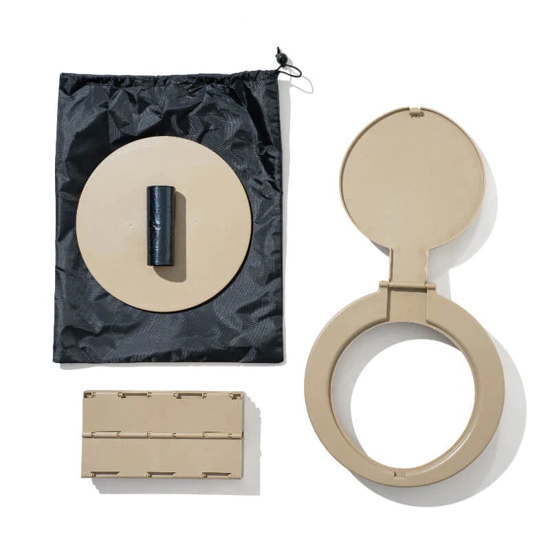 Відро-туалет складане Mobi Garden Closestool round NX22671043 khaki