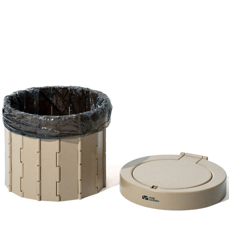 Відро-туалет складане Mobi Garden Closestool round NX22671043 black