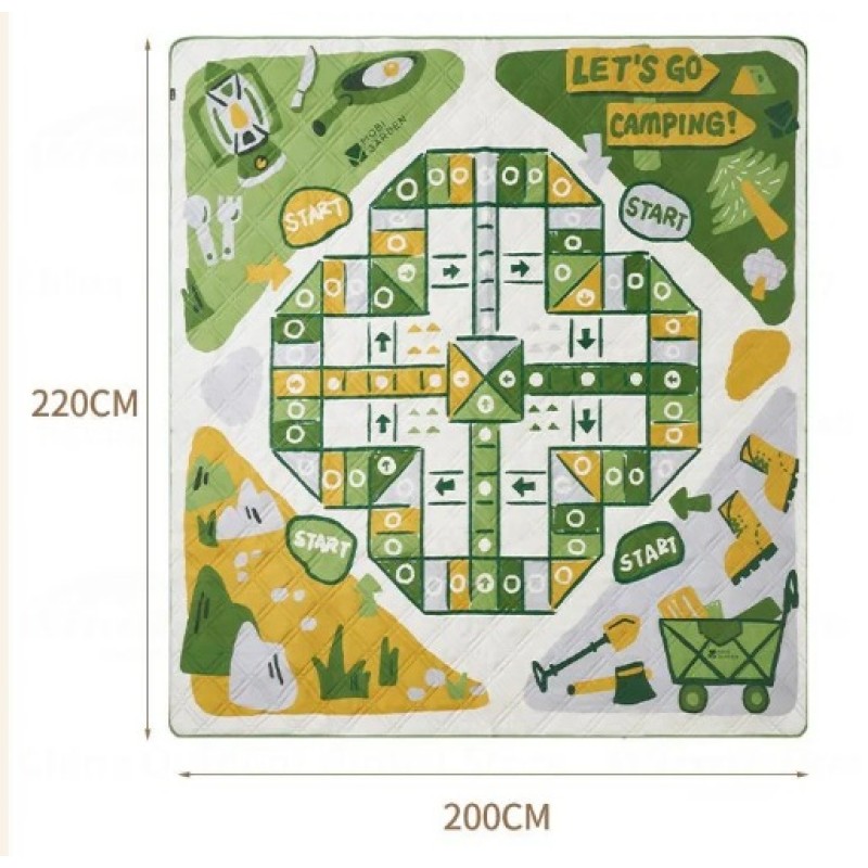 Килимок для пікніка Mobi Garden Camp 200х220 NX23663022 green