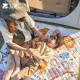 Килимок для пікніка дитячий Mobi Garden Zoo 140 NX23663009 yellow