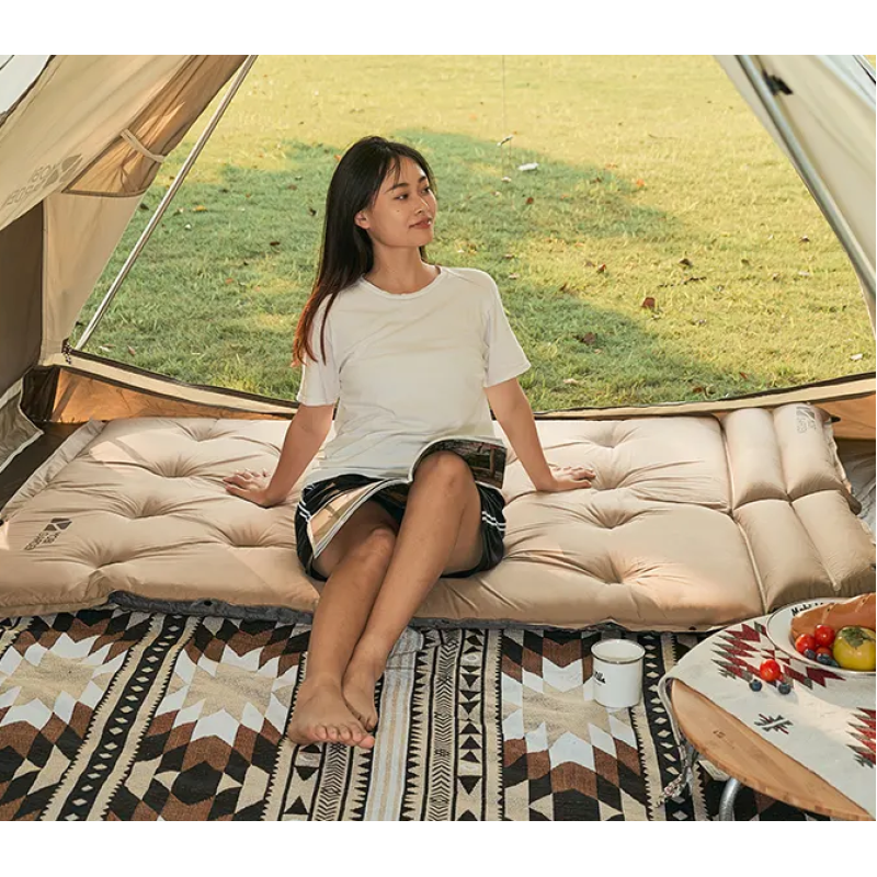 Килимок самонадувний з подушкою Mobi Garden Aquarius 30 мм NX19663001 brown
