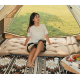 Килимок самонадувний з подушкою Mobi Garden Aquarius 30 мм NX19663001 brown