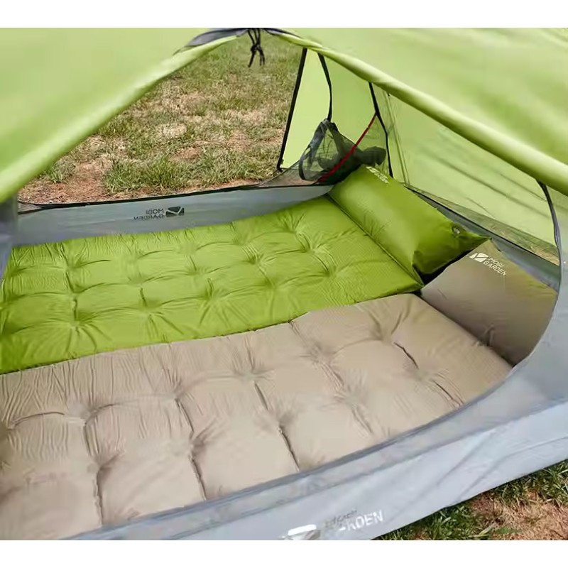 Килимок самонадувний з подушкою Mobi Garden Capricorn 38мм MF092006 green