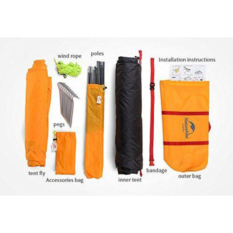 Намет P-Series IIII (4-х місний) 210T 65D polyester Graphic NH18Z044-P orange