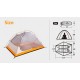 Намет Naturehike Cycling II (2-х місний) 20D silicone + footprint (Spider II) NH18A180 Orange