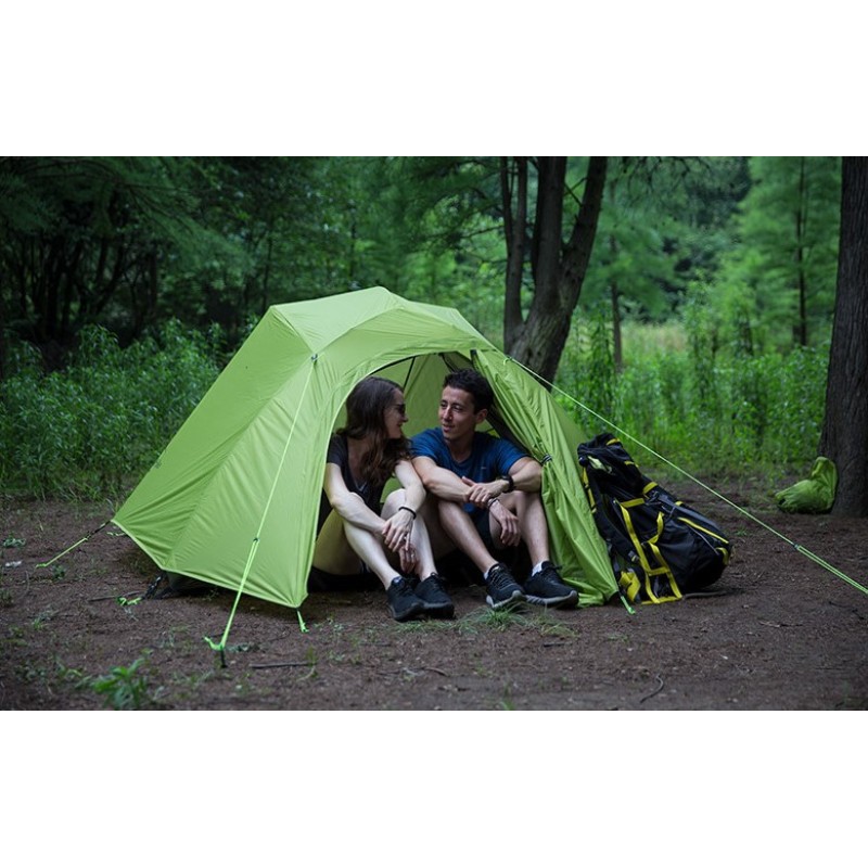 Намет Naturehike Cloud UP II (2-х місний) 210T polyester New version + footprint NH17T001-T Green