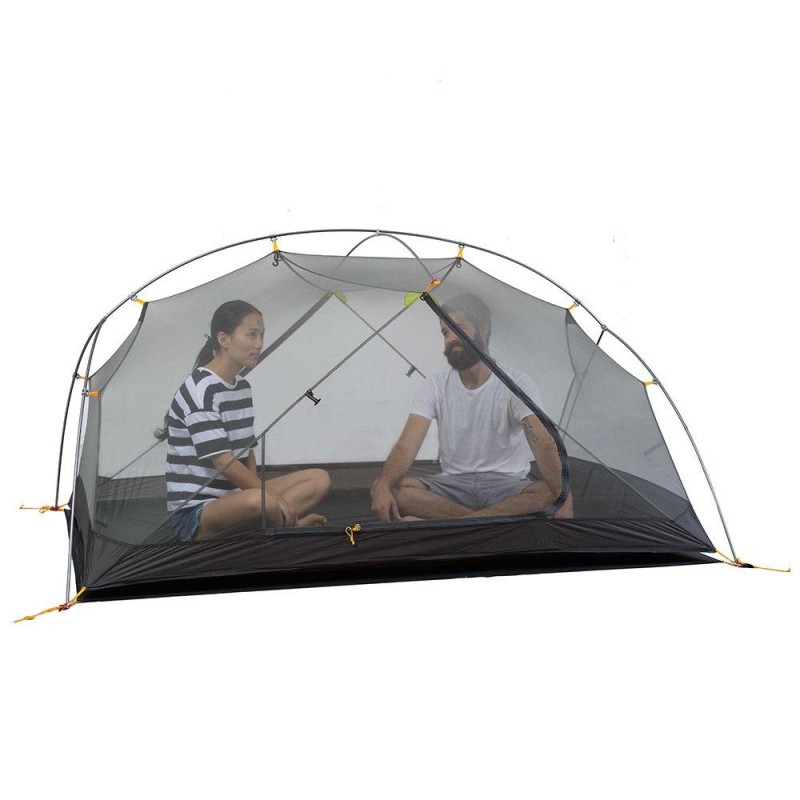 Намет Naturehike Mongar II (2-х місний) 20D silicone + footprint NH17T007-M Gray